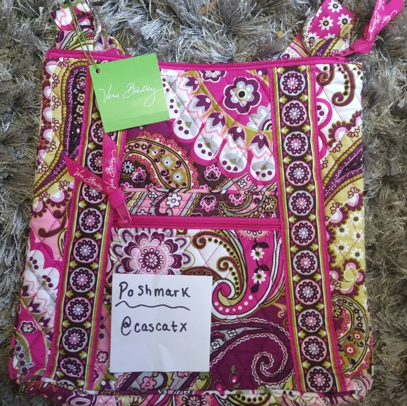 Hipster Very Berry Paisley Vera Bradley Shoulder Bag NEW WITH TAG - Picture 3 of 5